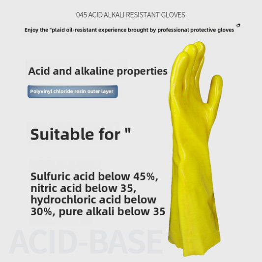 FOR WHOLE SALE ONLY PRICE ON REQUEST 045 Coated Gloves Dishwashing Kitchen PVC Gloves Waterproof Oilproof Acid Alkali Resistant Industrial Labor Protection Gloves Wholesale