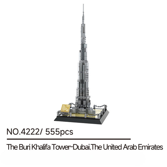 Burj Khalifa, Dubai, United Arab Emirates, Small Particle Building Blocks, Educational Toys