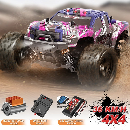1/18Brushless High-Speed Four-Wheel Drive2.4G Full Scale Professional RC Remote Control Off-Road Big Wheel Bike1/14Brush