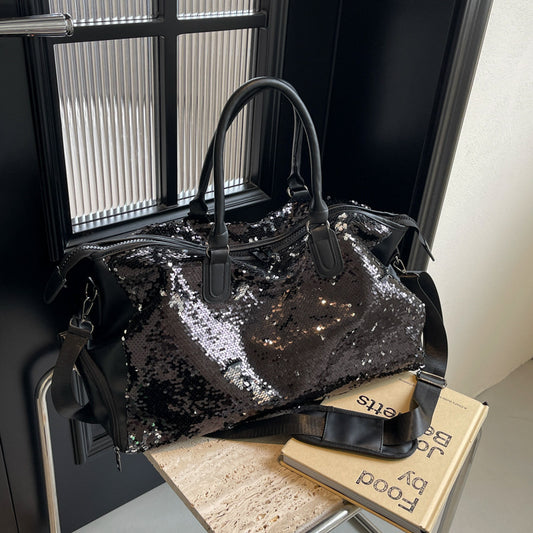 Sequin fashion Large Capacity Travel Bag