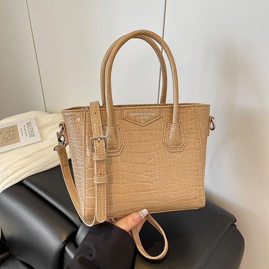 Single Shoulder Crossbody Handbag Zipper Women's Bag PU