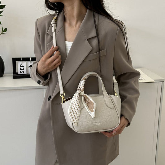 Women's Bag Vegetable Basket Bag PU Zipper Crossbody Handbag One Size