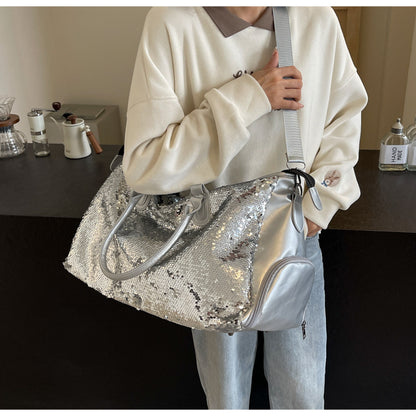 Sequin fashion Large Capacity Travel Bag