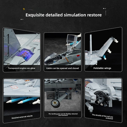 Wonderful Building Blocks KEEPPLEY Great Power Heavy Equipment 99A Main Battle Tank J-20 Fujian Aircraft Carrier J-15 J-10C Toys
