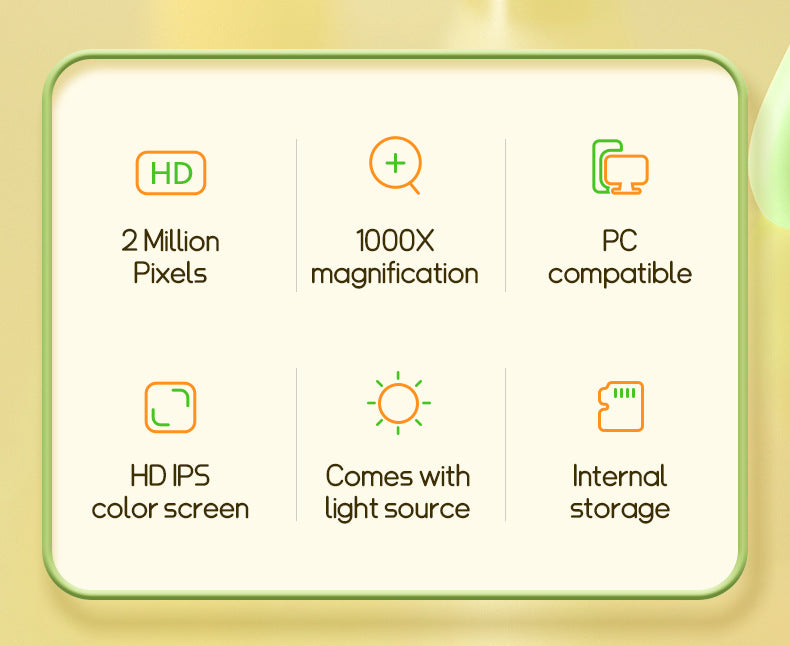 Children's Portable Optical Microscope Magnifier Toy Handheld Mini Student Experiment Science Handheld Microscope