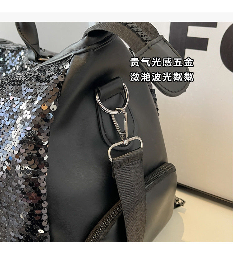 Sequin fashion Large Capacity Travel Bag