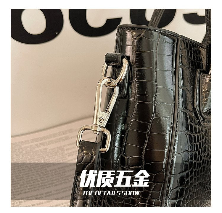 Single Shoulder Crossbody Handbag Zipper Women's Bag PU