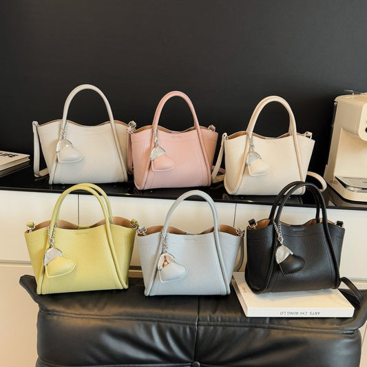 Tote Bag Zipper Shoulder Bag Women's Bag PU