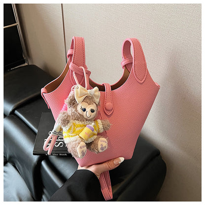 Niche Design Sense Simple Commuting Versatile Bucket Bag