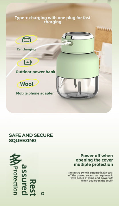 Portable Small Fruit Juicer for Making Juice, Fruit and Vegetable Juicer blender	Mini Juicer Cup