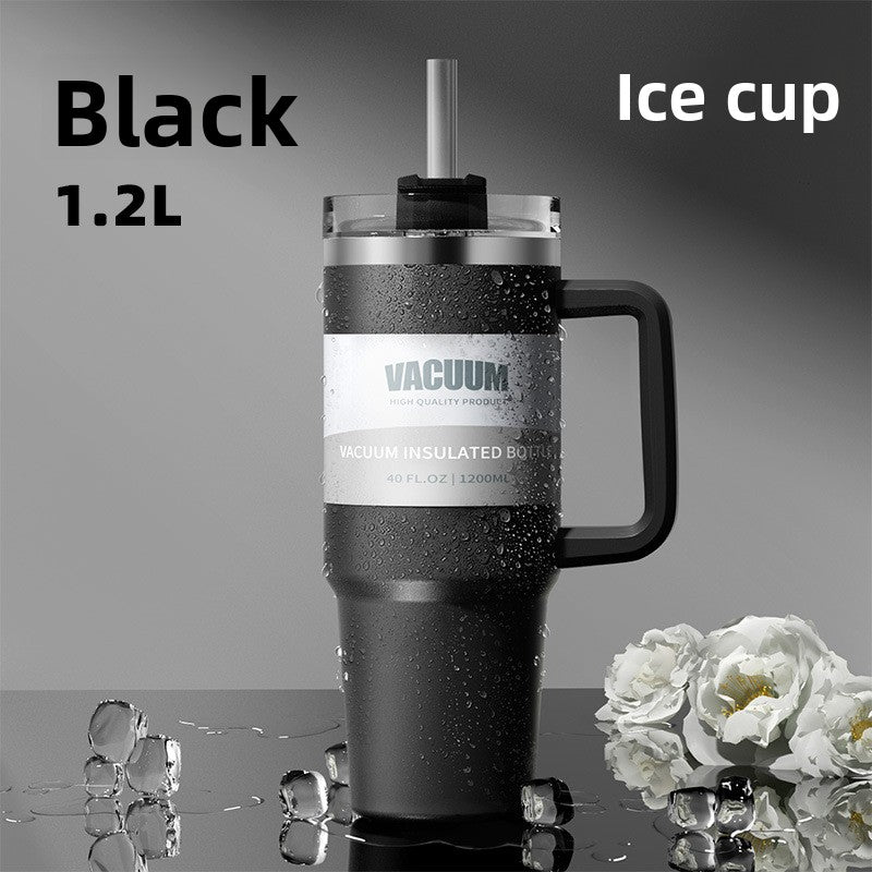 40oz Car Cup Large Capacity Insulated Cup Ice Cup304Stainless Steel Car Cup Cold Preservation