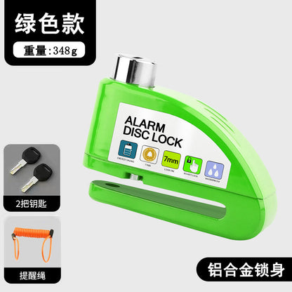 Universal Electric Bike Disc Brake Lock Motorcycle Lock Anti-Theft Bicycle Alarm Disc Brake Lock Mountain Bike Lock Bicycle Lock
