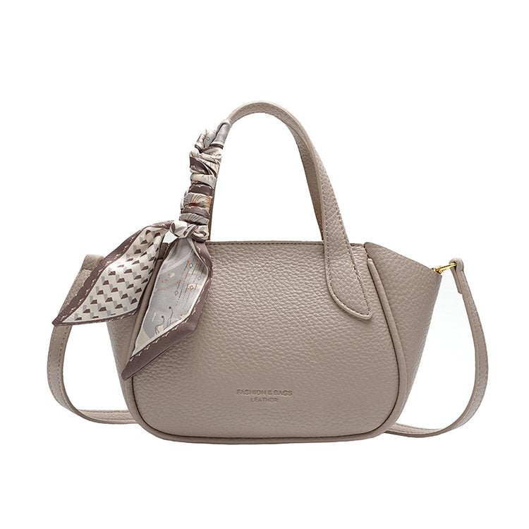 Women's Bag Vegetable Basket Bag PU Zipper Crossbody Handbag One Size