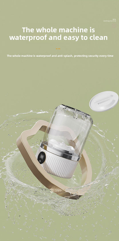 Mini Small Washing Machine Blue Light Sterilization Portable Baby and Mother Underwear Socks Panties Professional Underwear Laundry Cup