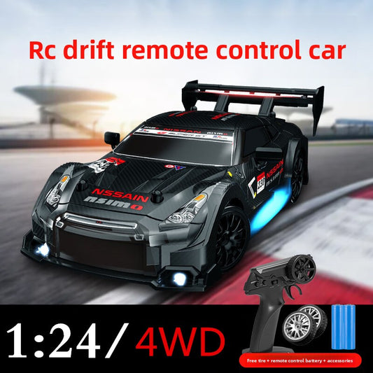 Remote Control Car RC Remote Control 1:24 Scale Fast Speed Drift Car Four-wheel Drive Drift Racing Toy Car Model Hot Seller