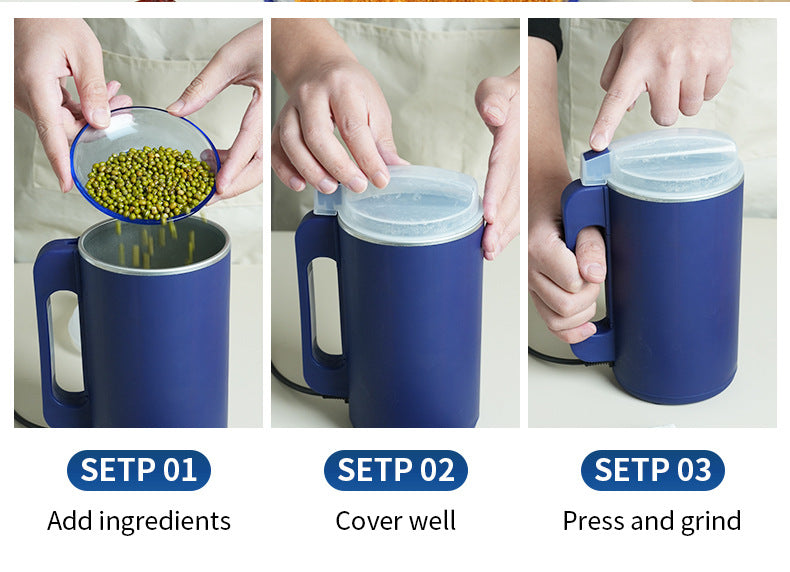 Large Capacity Grinder Household Small Coffee Bean Grinding Cup Grains and Herbs Electric Powder Grinder