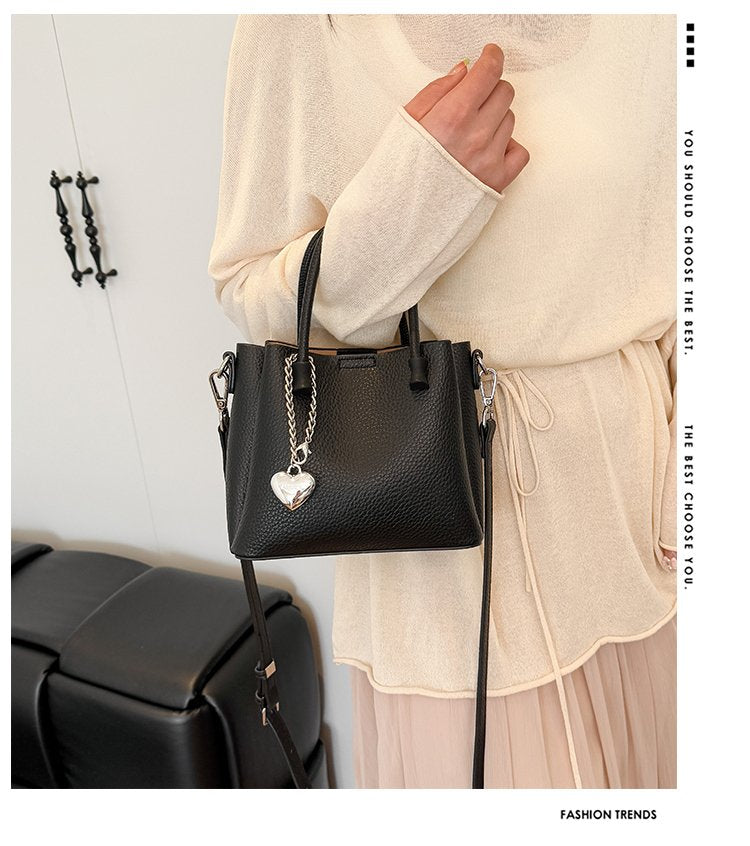 Women's Bag Zipper PU One Size 2025 Summer Basket Bag Shoulder Bag