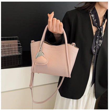 Tote Bag Zipper Shoulder Bag Women's Bag PU