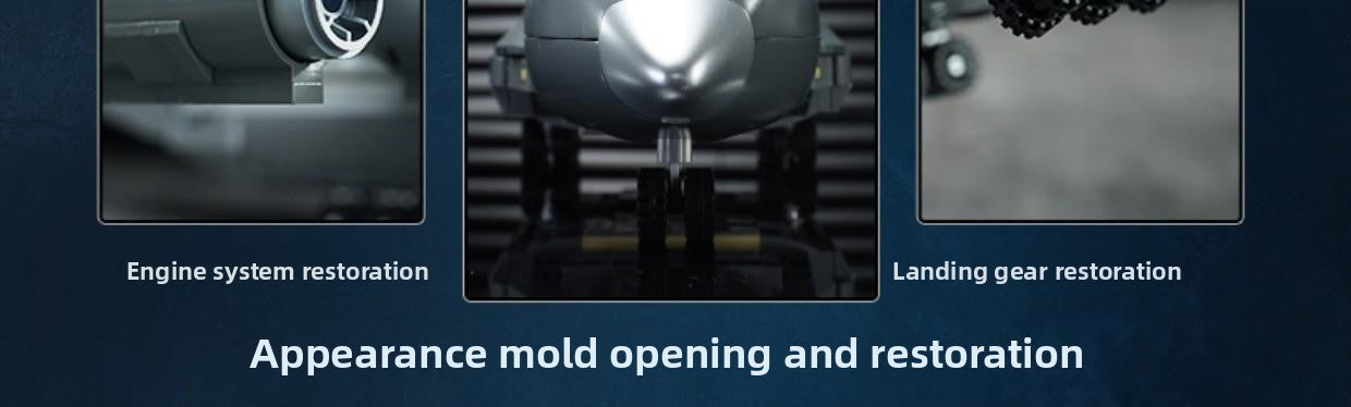 Wonderful Building Blocks Great Power Heavy Equipment Series Y-20 Large Transport Aircraft Model Assembly Toy 23034