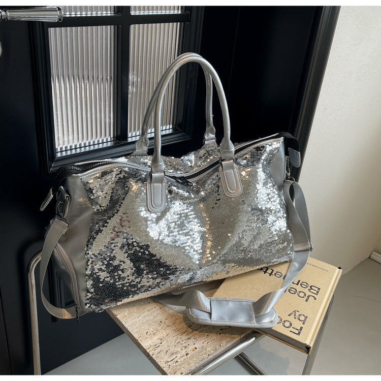 Sequin fashion Large Capacity Travel Bag