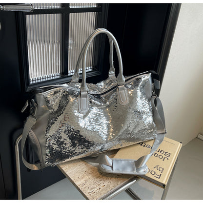 Sequin fashion Large Capacity Travel Bag