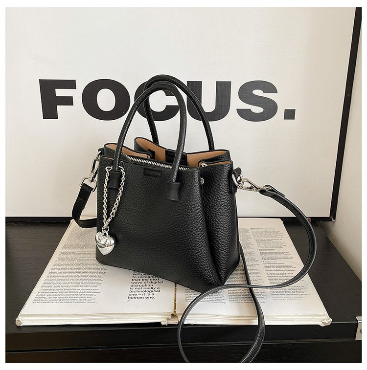 Women's Bag Zipper PU One Size 2025 Summer Basket Bag Shoulder Bag