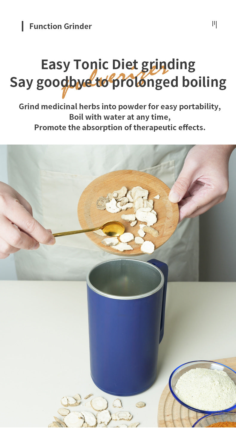 Large Capacity Grinder Household Small Coffee Bean Grinding Cup Grains and Herbs Electric Powder Grinder