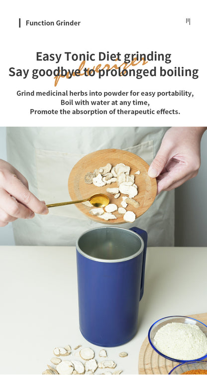 Large Capacity Grinder Household Small Coffee Bean Grinding Cup Grains and Herbs Electric Powder Grinder