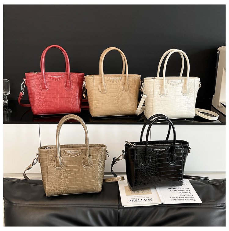 Single Shoulder Crossbody Handbag Zipper Women's Bag PU