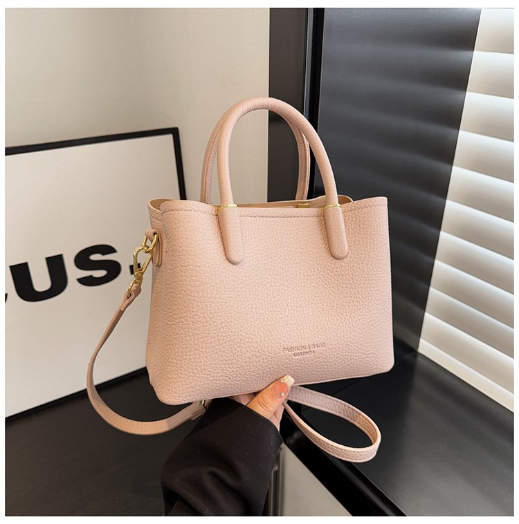 Single Shoulder Bag with Stitching, Single Shoulder Crossbody Handbag for Women, Zipper PU