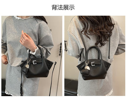 Zipper Tote Bag Women's Bag PU2025 Spring One Size Crossbody Handbag