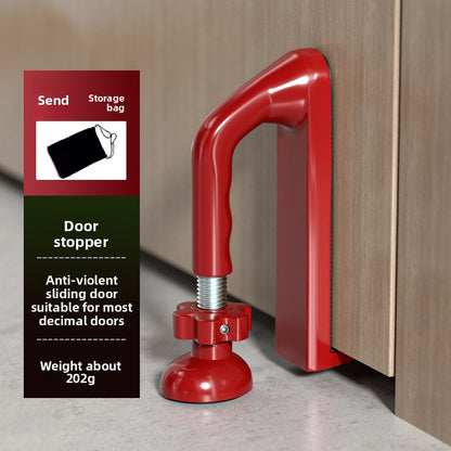Adjustable Door Stopper Hotel Security Anti-Theft Home Door Blocker Door Stopper Door Blocker for Women Portable Alarm Device