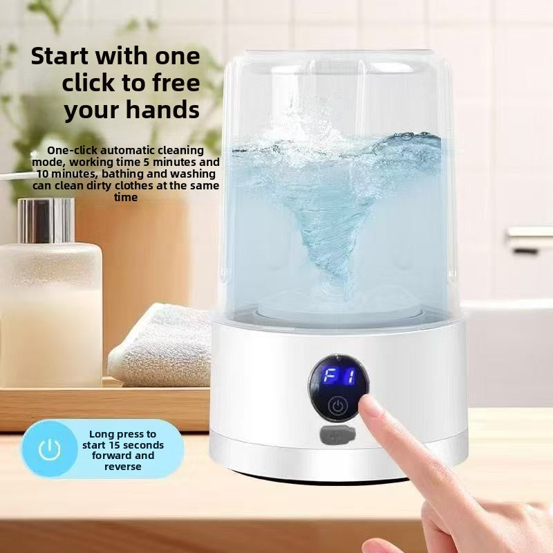 Mini Small Washing Machine Blue Light Sterilization Portable Baby and Mother Underwear Socks Panties Professional Underwear Laundry Cup