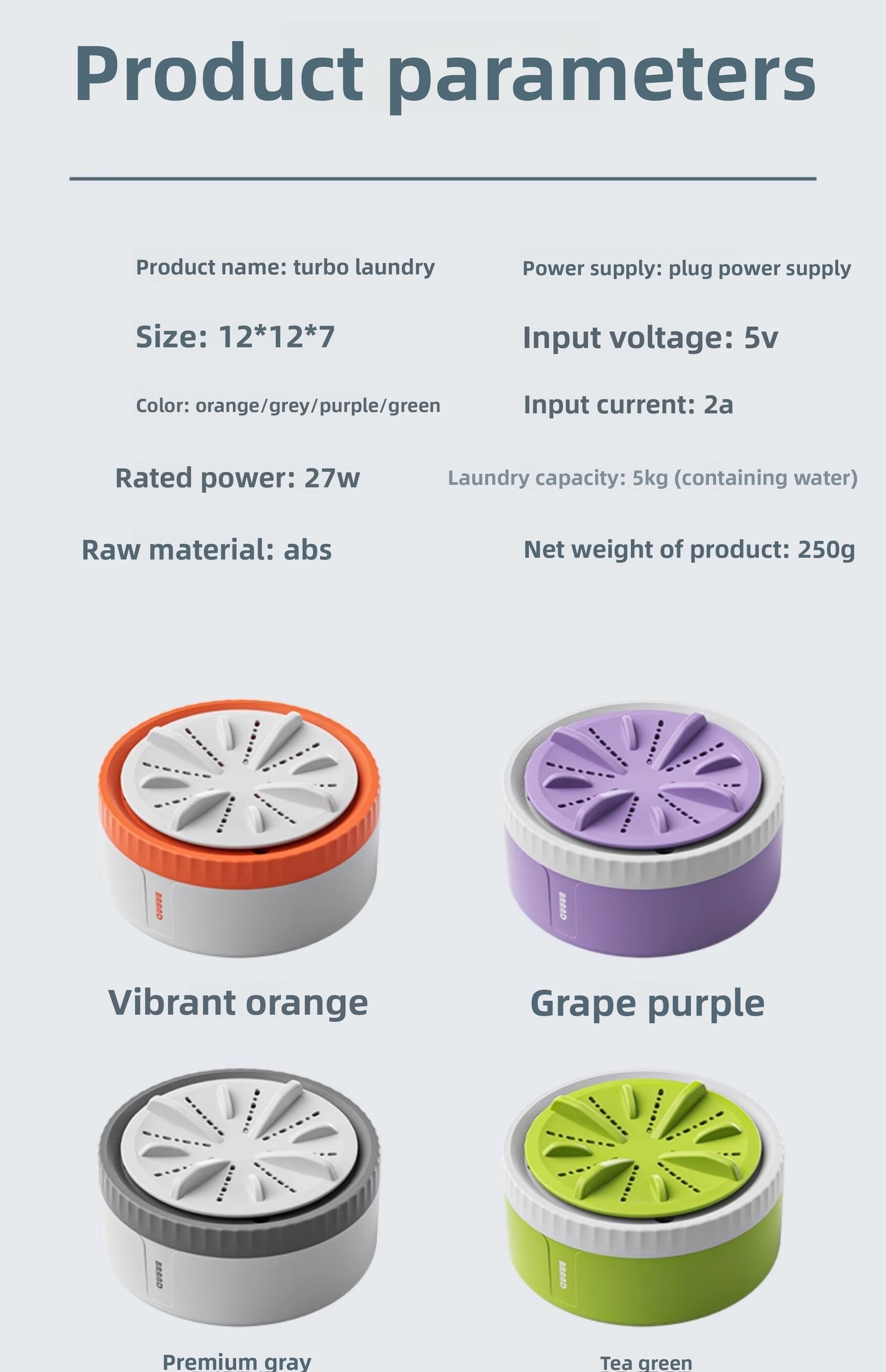 New Portable Turbo Underwear Washing Machine Fully Automatic Mini Sock Washing Artifact Dormitory Special Underwear Washing Machine