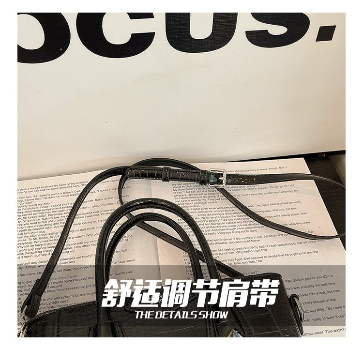 Single Shoulder Crossbody Handbag Zipper Women's Bag PU