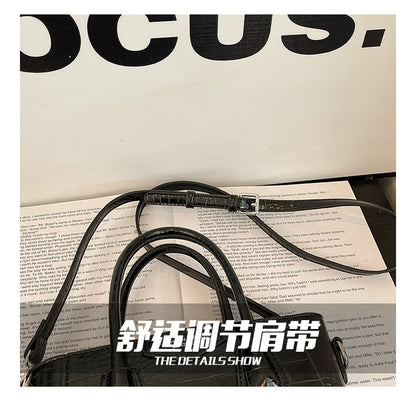 Single Shoulder Crossbody Handbag Zipper Women's Bag PU