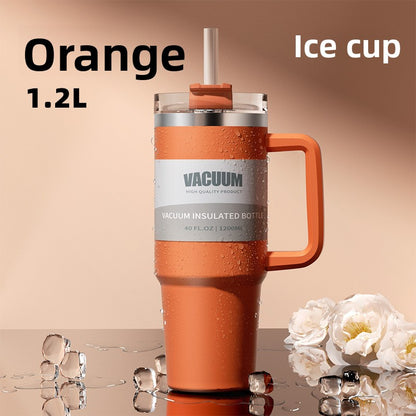 40oz Car Cup Large Capacity Insulated Cup Ice Cup304Stainless Steel Car Cup Cold Preservation