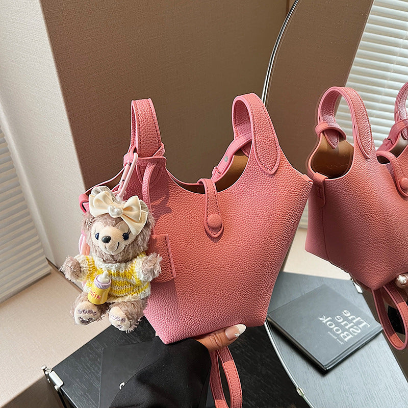 Niche Design Sense Simple Commuting Versatile Bucket Bag