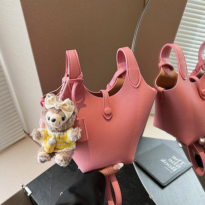 Niche Design Sense Simple Commuting Versatile Bucket Bag