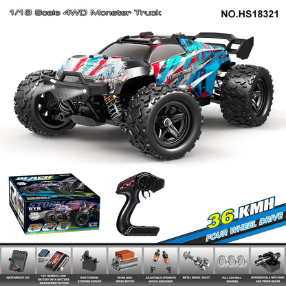 1/18Brushless High-Speed Four-Wheel Drive2.4G Full Scale Professional RC Remote Control Off-Road Big Wheel Bike1/14Brush