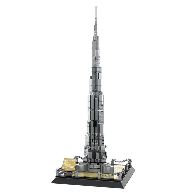 Burj Khalifa, Dubai, United Arab Emirates, Small Particle Building Blocks, Educational Toys