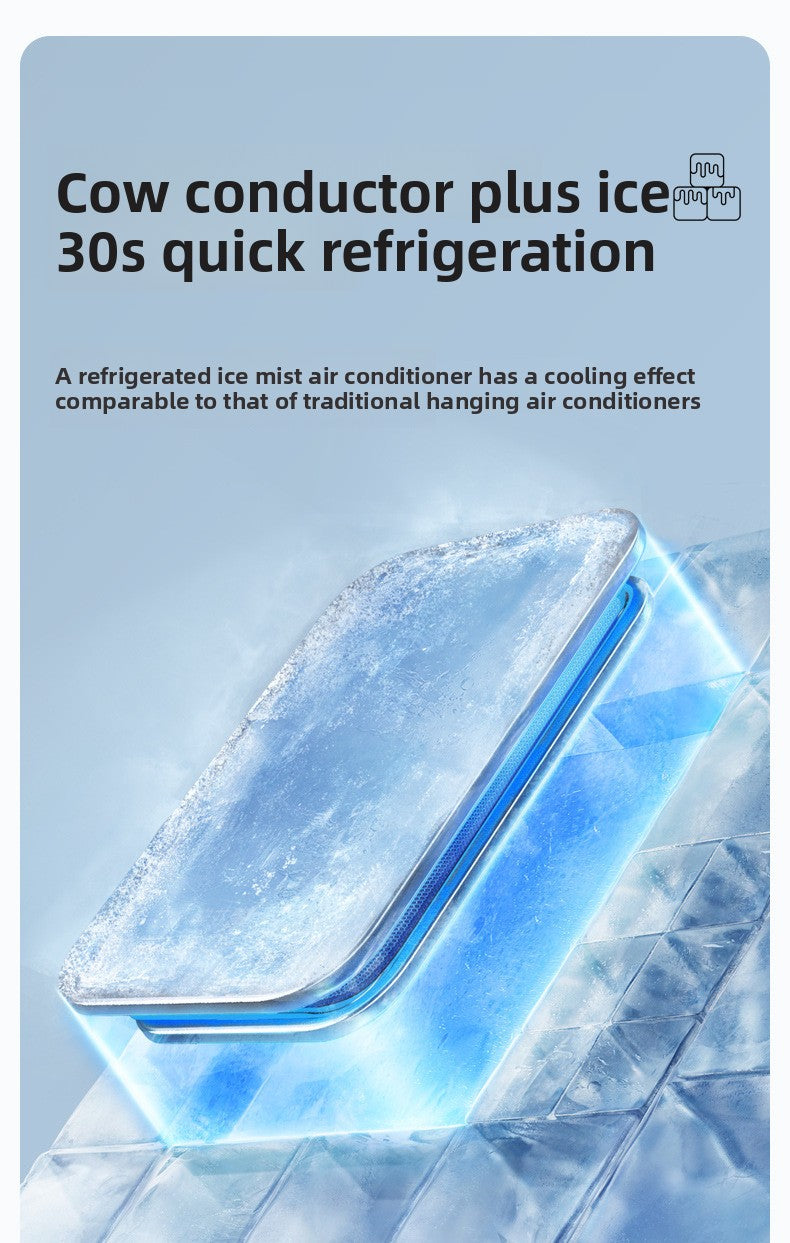 Aiden Kitchen Air Conditioner2025New Model Cooling Wall-Mounted Fan High Wind Power Rechargeable Fan for Home Use with Remote Control