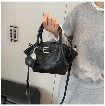 Zipper Tote Bag Women's Bag PU2025 Spring One Size Crossbody Handbag