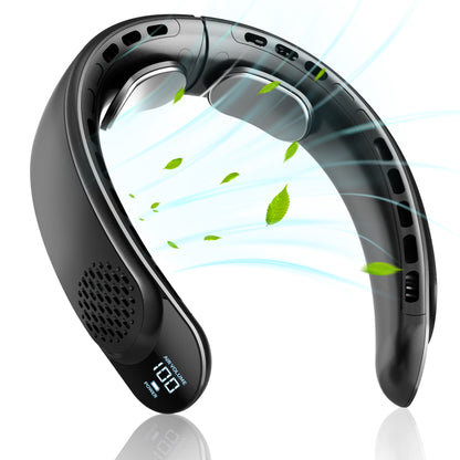 Premium New Neck Hanging Fan Silent Cooling Mini USB Neck Hanging Small Fan Rechargeable Long Battery Life