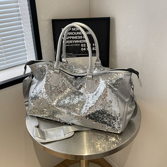 Sequin fashion Large Capacity Travel Bag