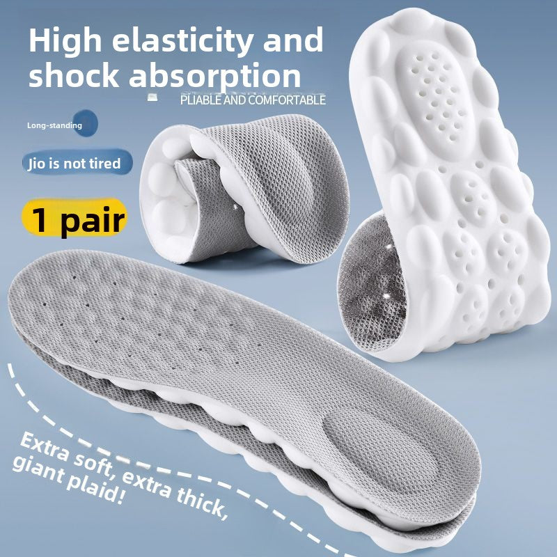 PU Height Increase Insoles for Men and Women, Invisible Inner Height Increase Pads, Non-Deforming, Non-Collapsing, Ultra-Soft Shock-Absorbing Height Increase Pads, Sports Thickened