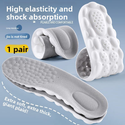 PU Height Increase Insoles for Men and Women, Invisible Inner Height Increase Pads, Non-Deforming, Non-Collapsing, Ultra-Soft Shock-Absorbing Height Increase Pads, Sports Thickened