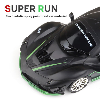 1:18Wireless Remote Control Racing Car High-Speed Drift Charging Light Small Car Boys Children's Toys