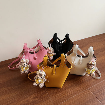 Niche Design Sense Simple Commuting Versatile Bucket Bag