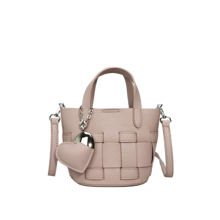 Women's Bag One Size PU Bucket Bag Zipper Shoulder Bag